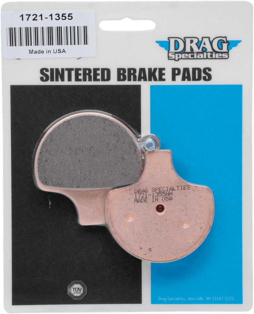 DRAG SPECIALTIES 1721-1355 Sintered Metal Brake Pads - Harley-Davidson — image 2 of 2