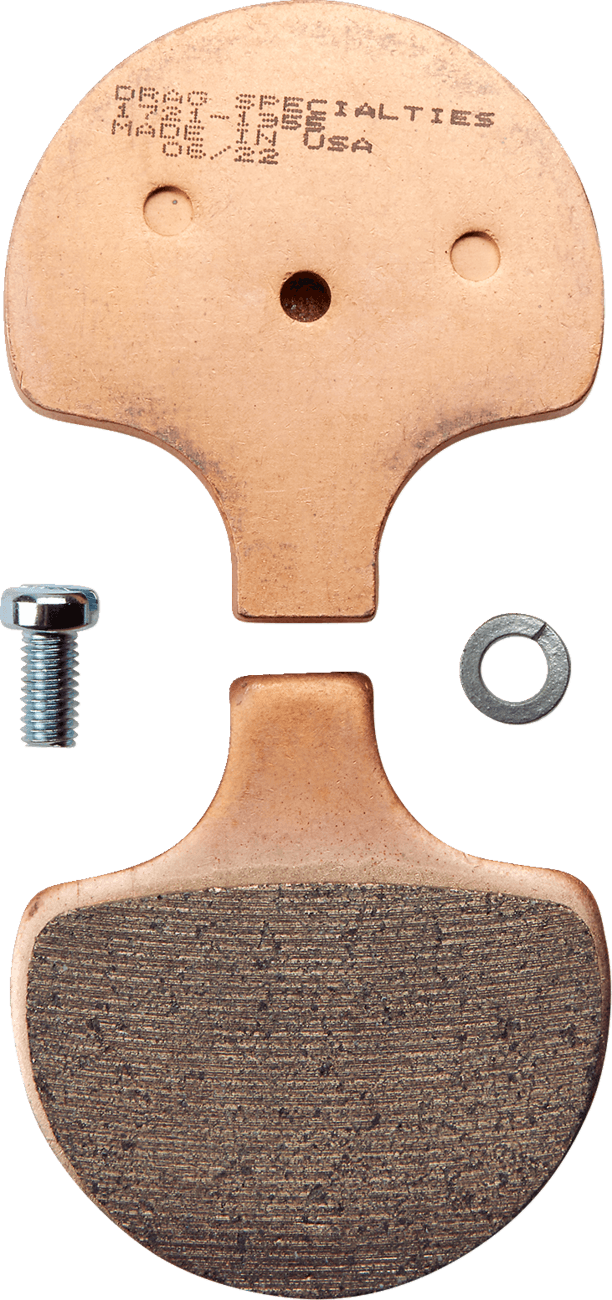 DRAG SPECIALTIES 1721-1355 Sintered Metal Brake Pads - Harley-Davidson