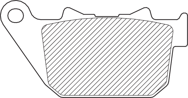 DRAG SPECIALTIES 1721-1364 Sintered Metal Brake Pads - Sportster — image 2 of 2