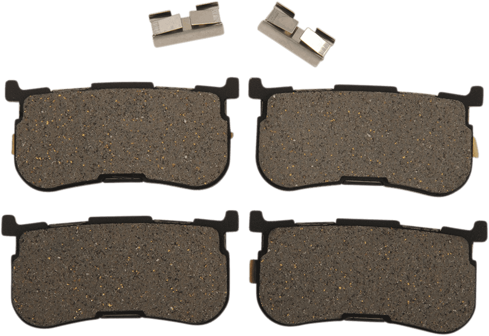 DRAG SPECIALTIES 1721-2442 Semi-Metallic Brake Pads - Rear - HD Trike