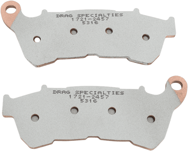 DRAG SPECIALTIES 1721-2457 Sintered Brake Pads - Sportster — image 2 of 2