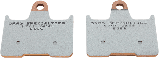 DRAG SPECIALTIES 1721-2458 Sintered Brake Pads - Sportster — image 2 of 2