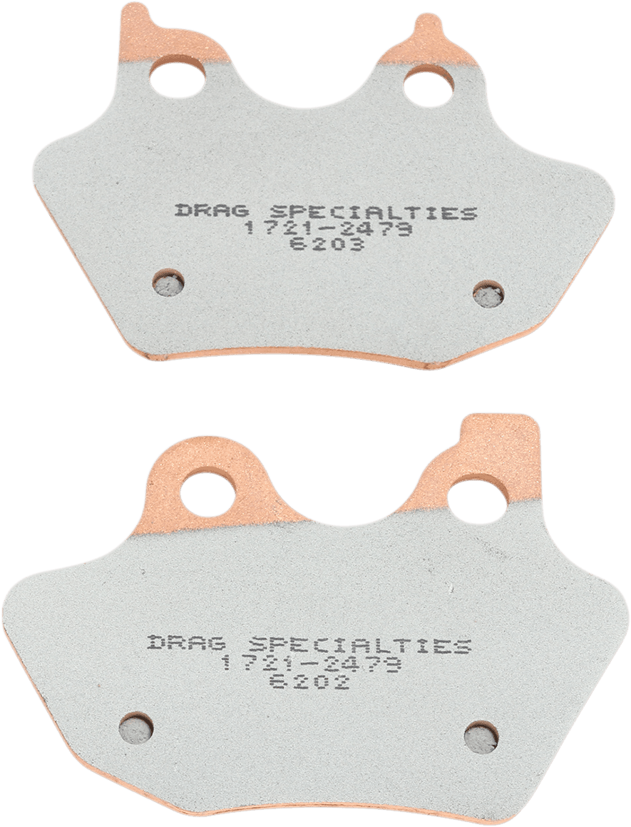 DRAG SPECIALTIES 1721-2479 Sintered Brake Pads - Harley-Davidson