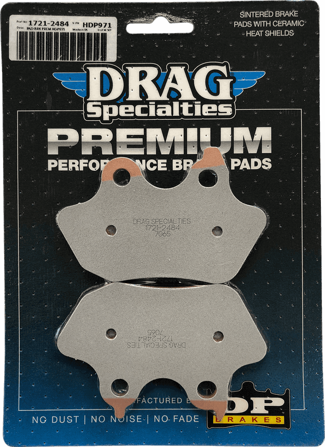 DRAG SPECIALTIES 1721-2484 Sintered Brake Pads - Softail — image 3 of 3
