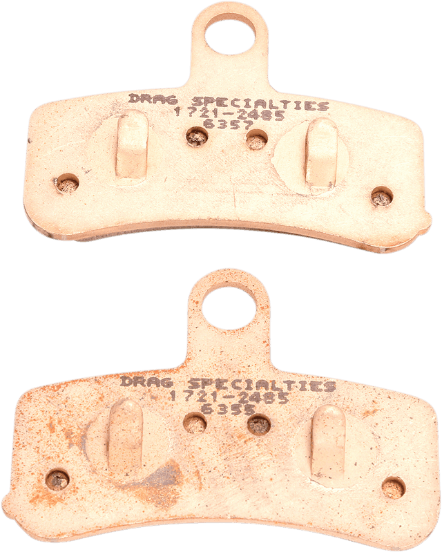DRAG SPECIALTIES 1721-2485 Sintered Brake Pads - Harley-Davidson — image 2 of 3