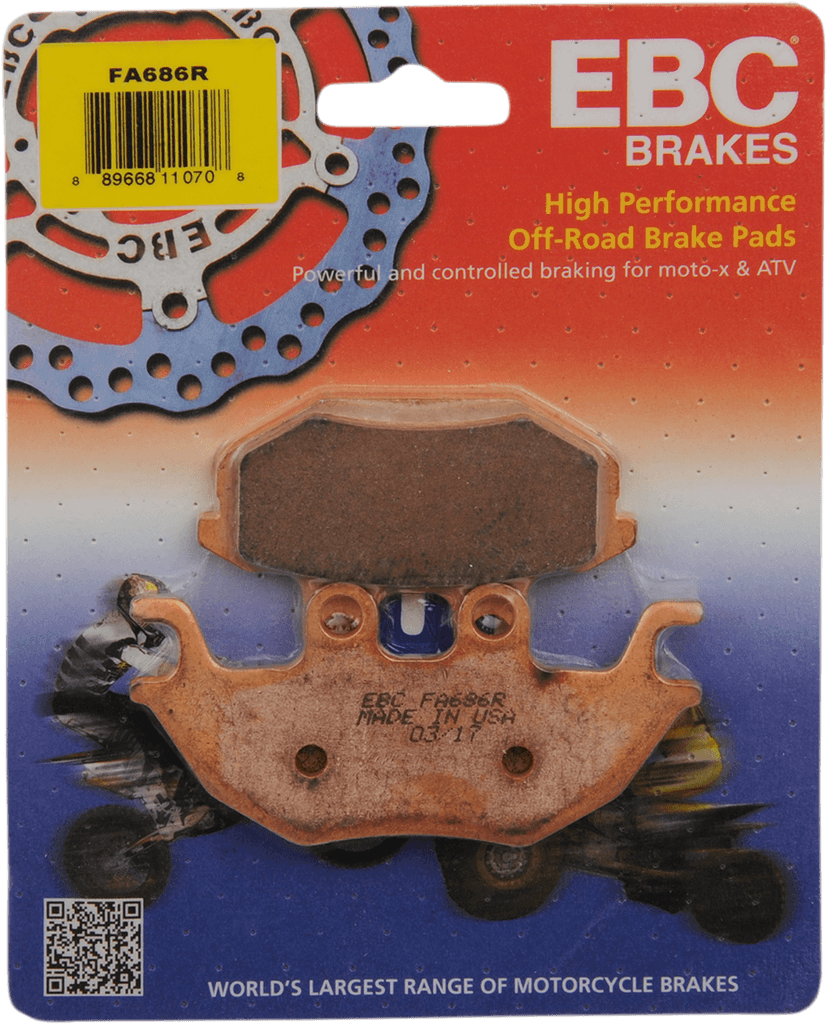 EBC 1721-2548 Sintered "R" Brake Pads — image 3 of 3