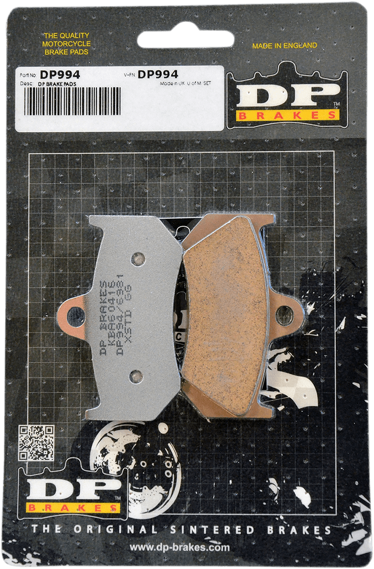 DP BRAKES 1721-2567 Standard Brake Pads - MV Augusta — image 2 of 2