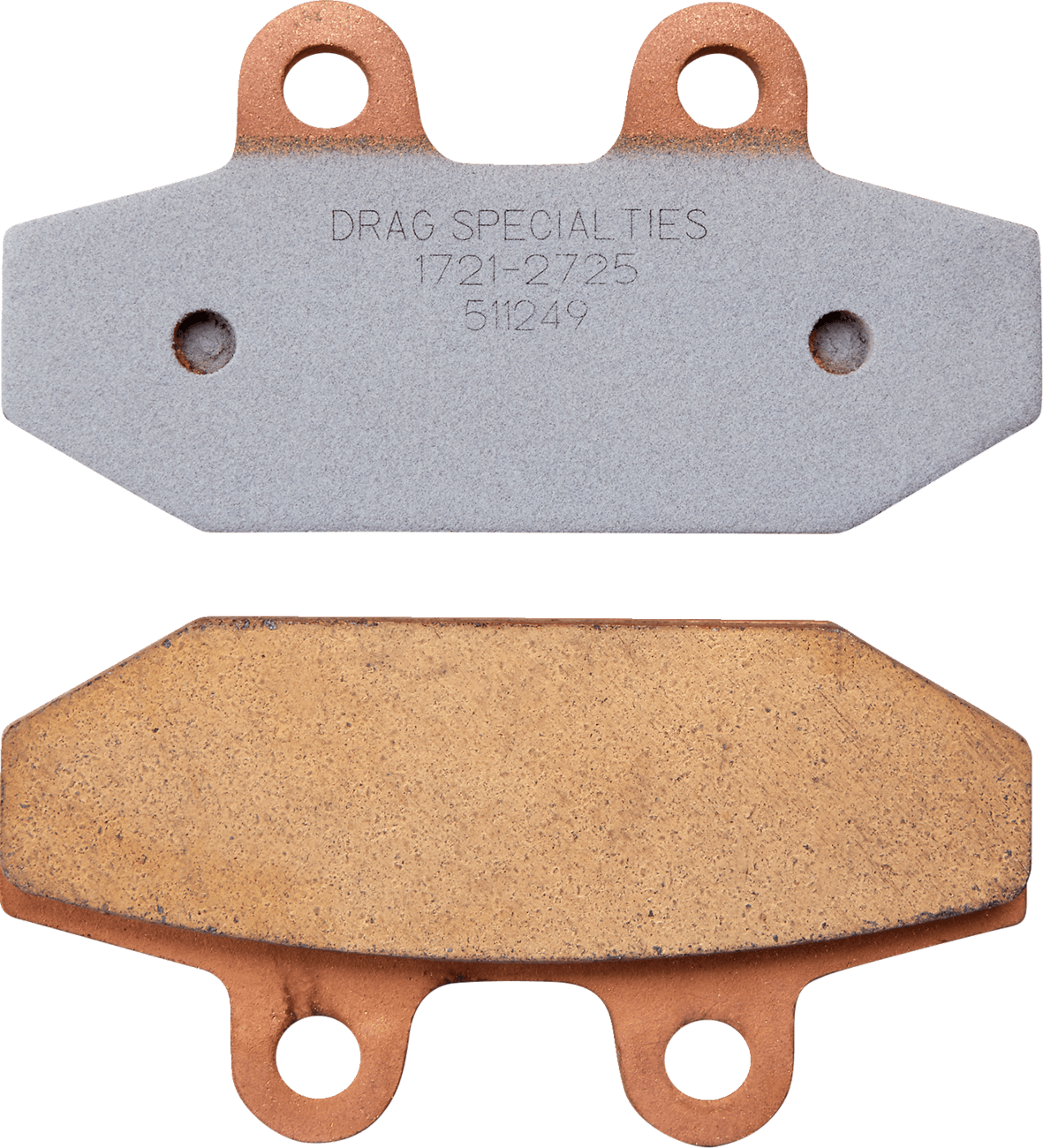DRAG SPECIALTIES 1721-2725 Sintered Metal Brake Pads - Softail