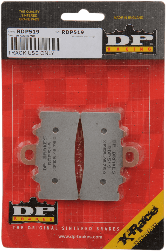 DP BRAKES 1721-2731 RDP Racing Brake Pads - Aprilia/Husqvarna — image 2 of 2
