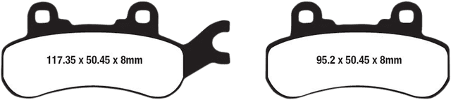 EBC 1721-2791 Sintered "R" Brake Pads — image 2 of 2