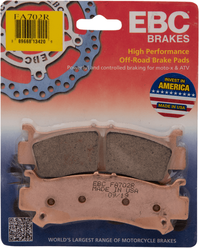 EBC 1721-2831 Sintered "R" Brake Pads — image 2 of 2