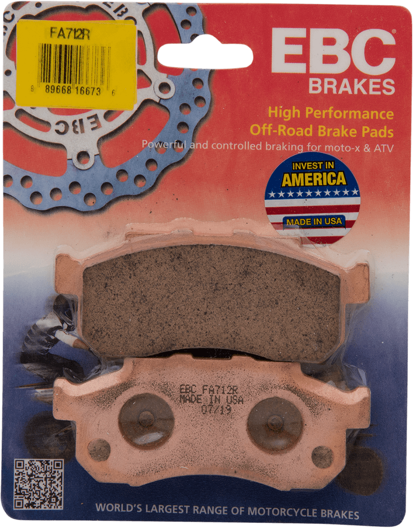 EBC 1721-2910 Sintered "R" Brake Pads — image 2 of 2