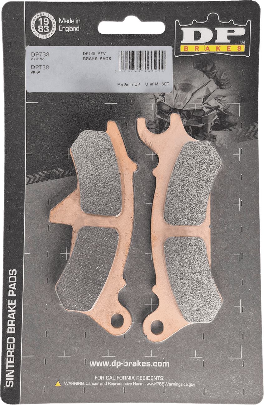DP BRAKES 1721-3649 Sintered Brake Pads - Kawasaki Ridge Ranch - Front Left