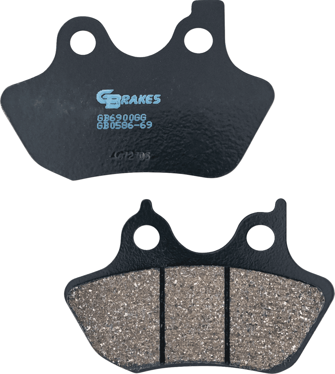 GBRAKES 1721-3706 Brake Pads - Semi-Metallic/Ceramic - Front/Rear