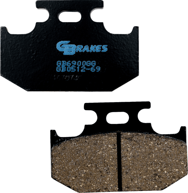 GBRAKES 1721-3729 Brake Pads - Semi-Metallic/Ceramic - Rear