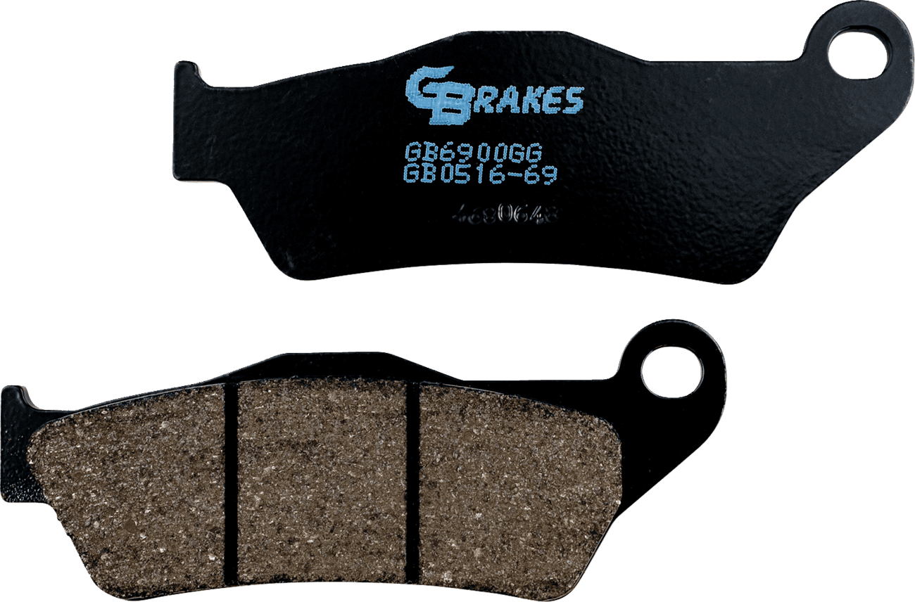 GBRAKES 1721-3730 Brake Pads - Semi-Metallic/Ceramic - Front/Rear