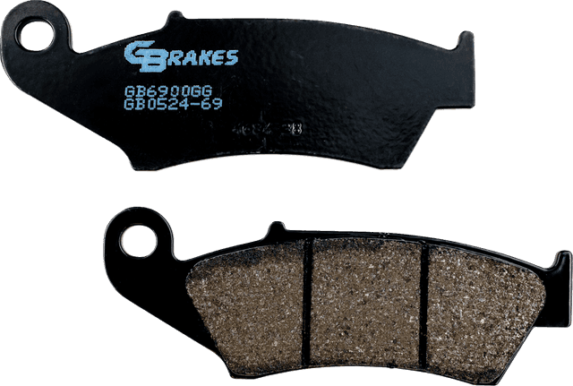 GBRAKES 1721-3732 Brake Pads - Semi-Metallic/Ceramic - Front