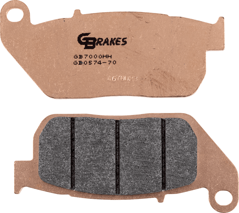 GBRAKES 1722-0975 Brake Pads - Sintered - Front