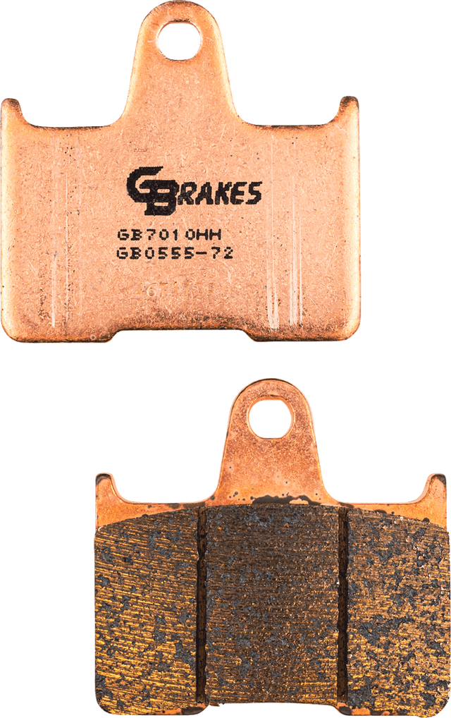 GBRAKES 1722-0980 Brake Pads - Sintered - Rear