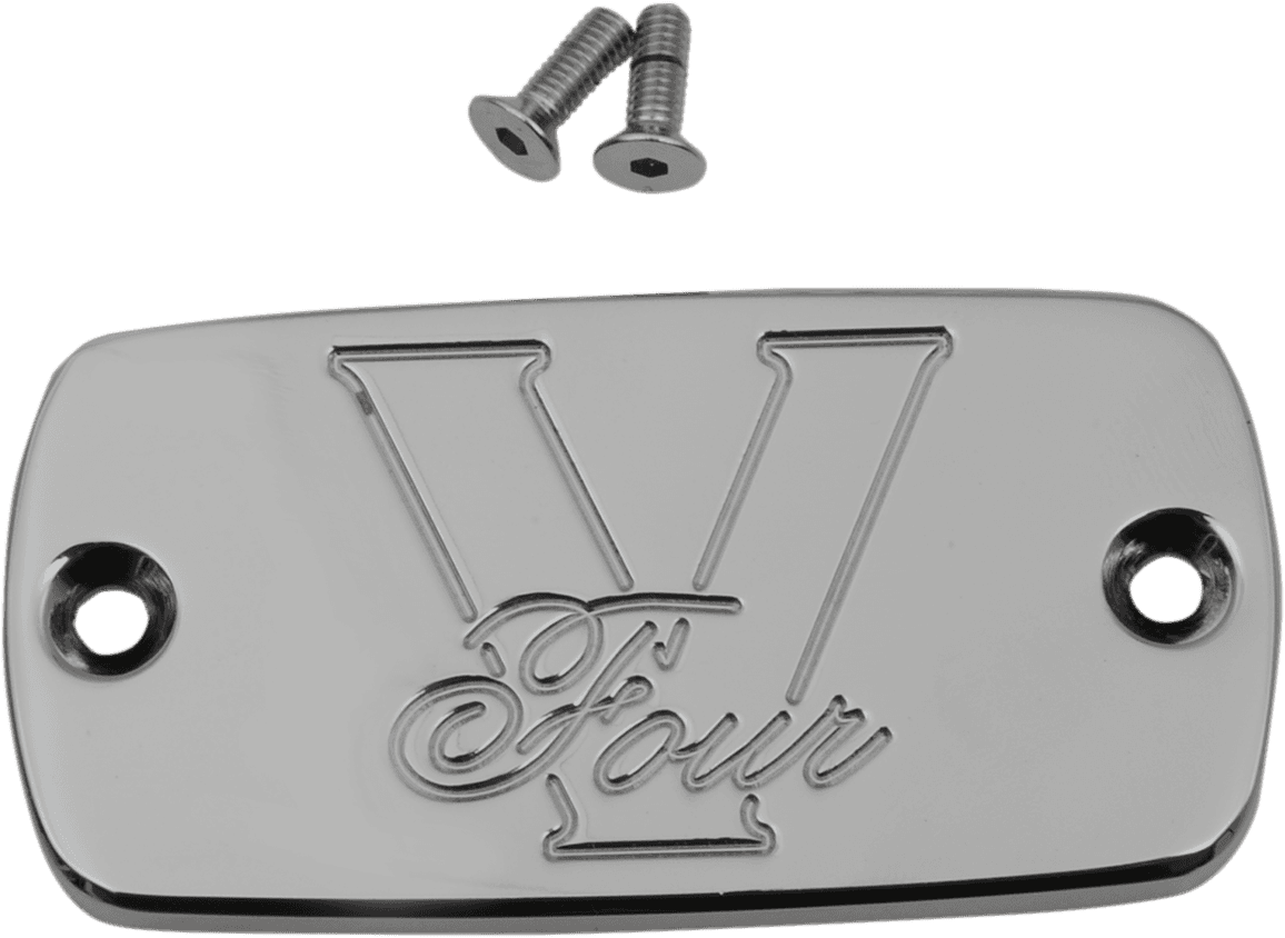 BARON 1731-0183 Master Cylinder Cover - V4 - Yamaha - Chrome