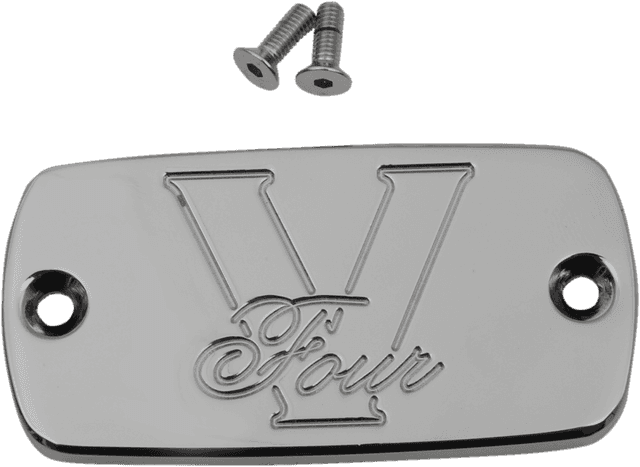 BARON 1731-0183 Master Cylinder Cover - V4 - Yamaha - Chrome