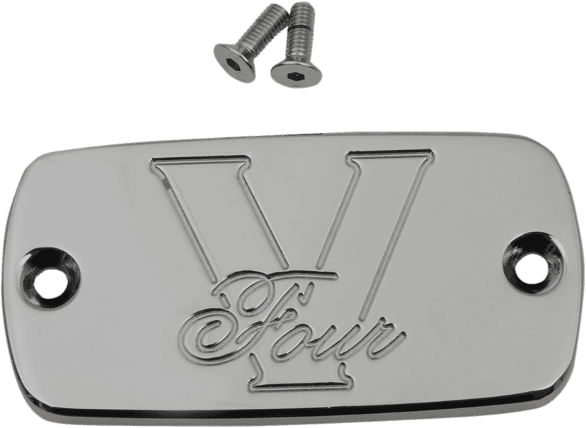 BARON 1731-0183 Master Cylinder Cover - V4 - Yamaha - Chrome