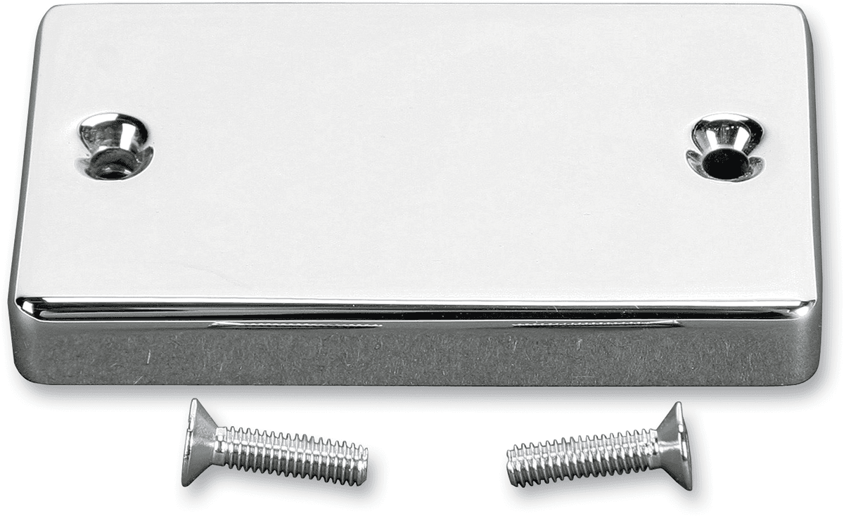BARON 1731-0186 Master Cylinder Cover - Smooth - Suzuki - Chrome