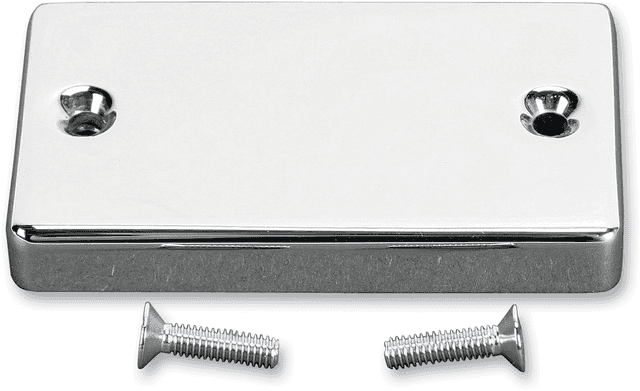 BARON 1731-0186 Master Cylinder Cover - Smooth - Suzuki - Chrome