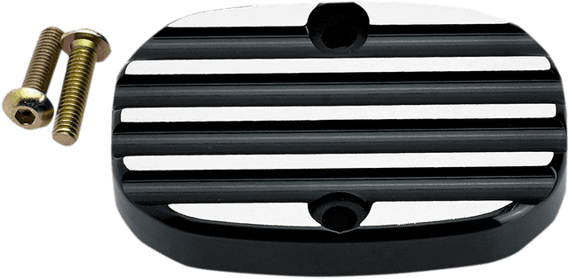 JOKER MACHINE 1731-0548 Master Cylinder Cover - Finned - Black - FL — image 1 of 2