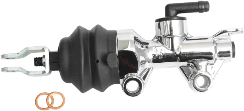 DRAG SPECIALTIES 1731-0567 Master Cylinder - Rear - Chrome