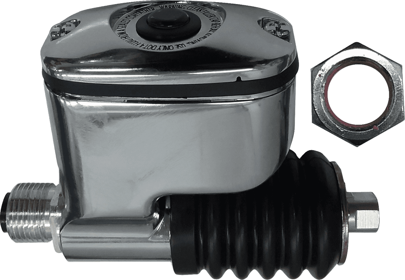 DRAG SPECIALTIES 1731-0744 Master Cylinder - Rear - Chrome