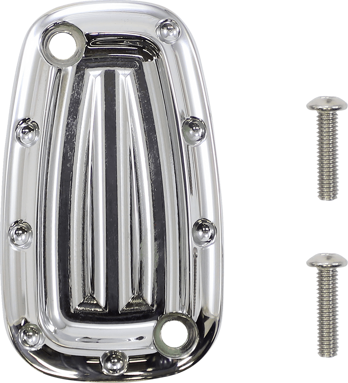 COVINGTONS 1731-0772 Rear Master Cylinder Cover - Dimpled - Chrome