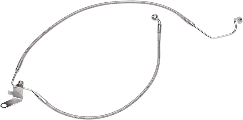 DRAG SPECIALTIES 1741-0211 Brake Line - Rear - Stainless Steel