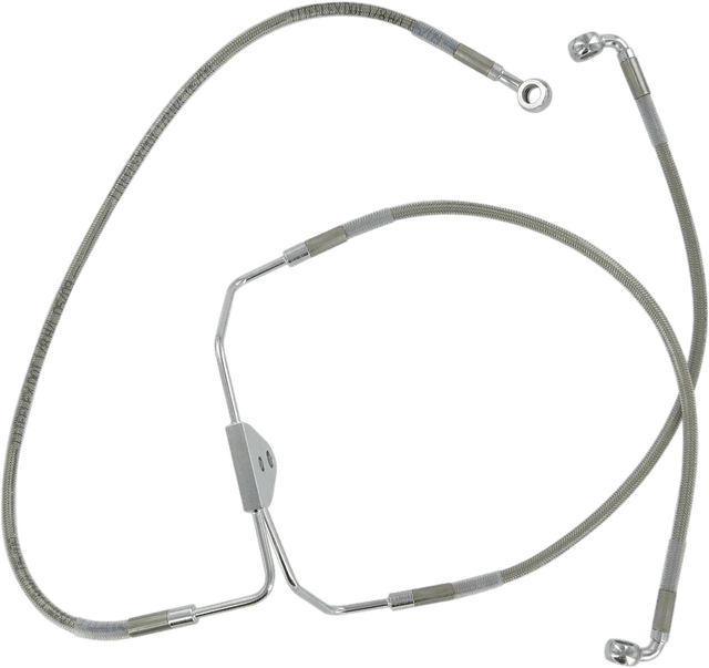 DRAG SPECIALTIES 1741-1794 Brake Line - Front (Lower/Upper) - Stainless Steel