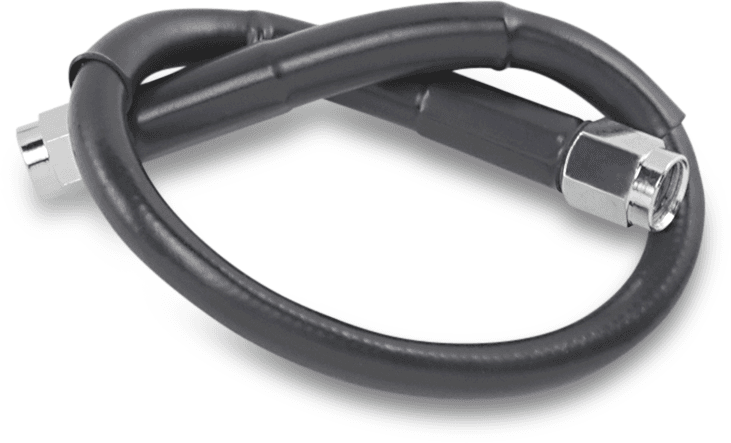 DRAG SPECIALTIES 1741-2702 Universal Brake Line - Black - 12"