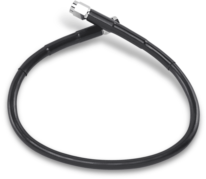 DRAG SPECIALTIES 1741-2706 Universal Brake Line - Black - 17"