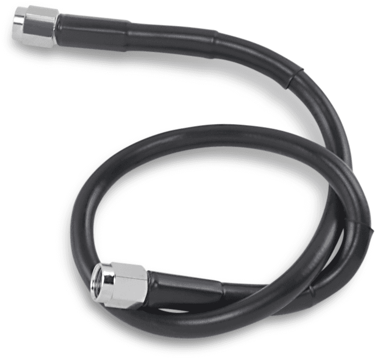 DRAG SPECIALTIES 1741-2707 Universal Brake Line - Black - 18"