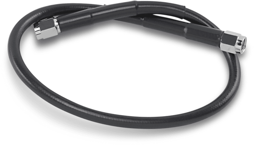 DRAG SPECIALTIES 1741-2708 Universal Brake Line - Black - 19" — image 1 of 2