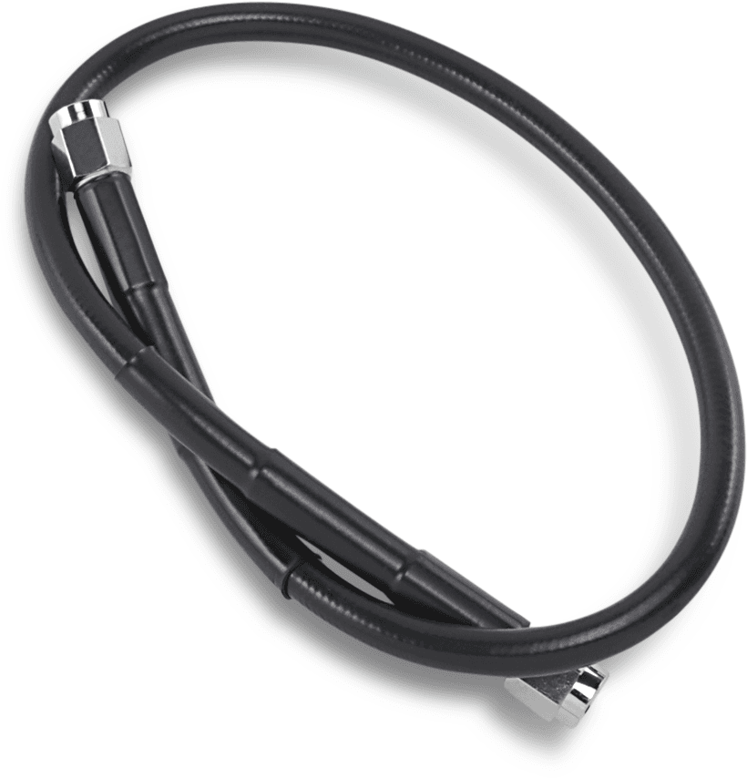 DRAG SPECIALTIES 1741-2709 Universal Brake Line - Black - 20"
