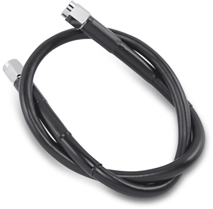 DRAG SPECIALTIES 1741-2711 Universal Brake Line - Black - 22"