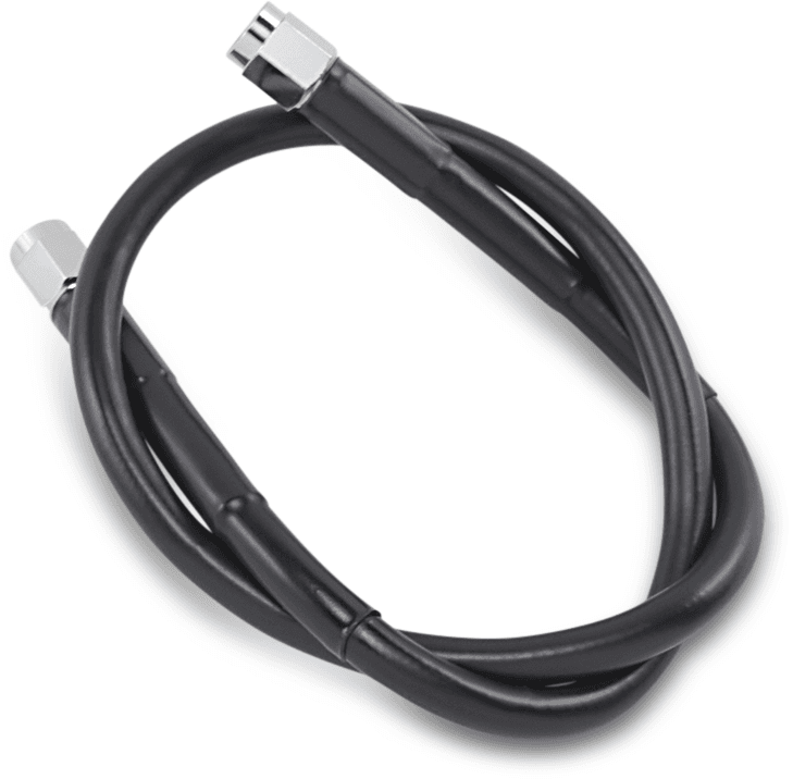 DRAG SPECIALTIES 1741-2711 Universal Brake Line - Black - 22"
