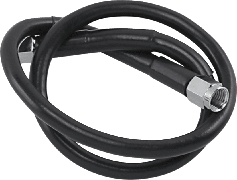 DRAG SPECIALTIES 1741-2712 Universal Brake Line - Black - 23"