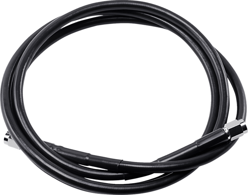 DRAG SPECIALTIES 1741-2737 Universal Brake Line - Black - 64"