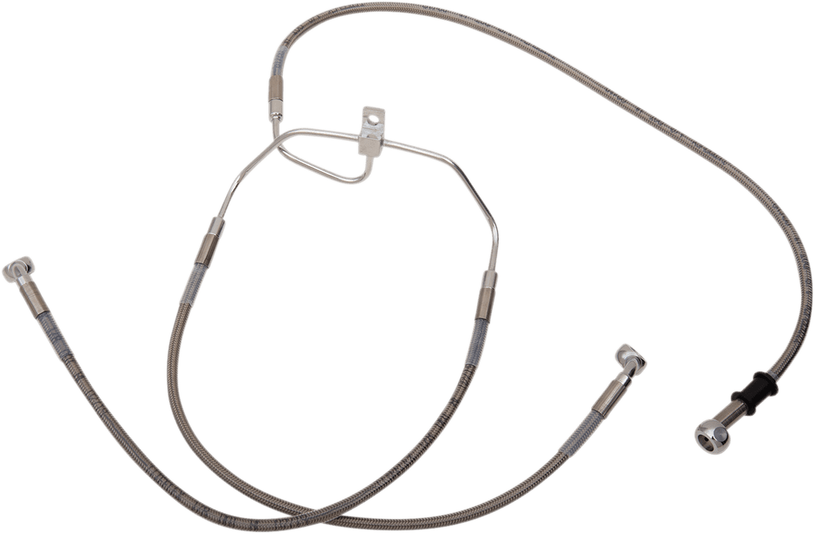 DRAG SPECIALTIES 1741-2903 Brake Line - +6" - Stainless Steel - FXDF '08-'17