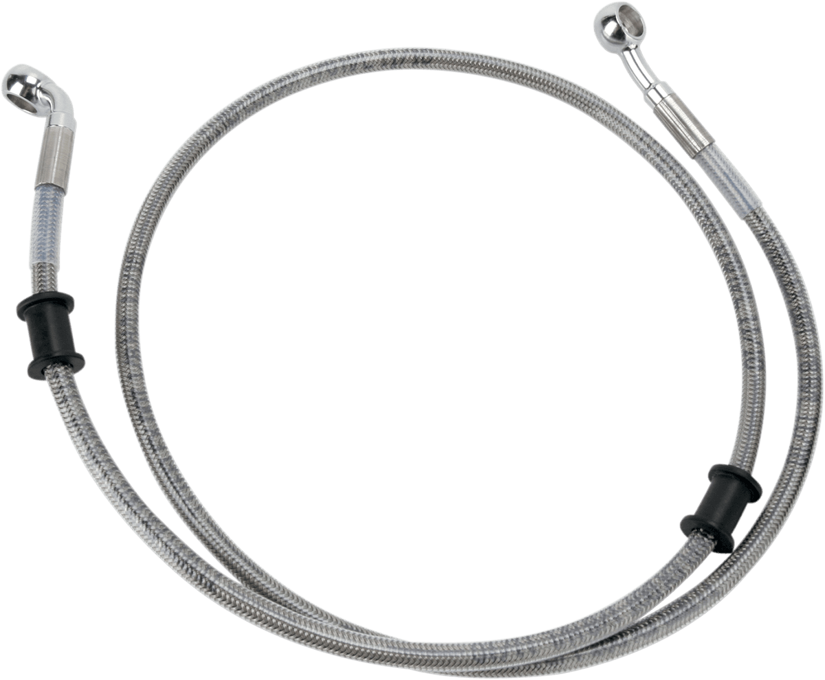 DRAG SPECIALTIES 1741-2912 Brake Line - Front (Upper) - Stainless Steel