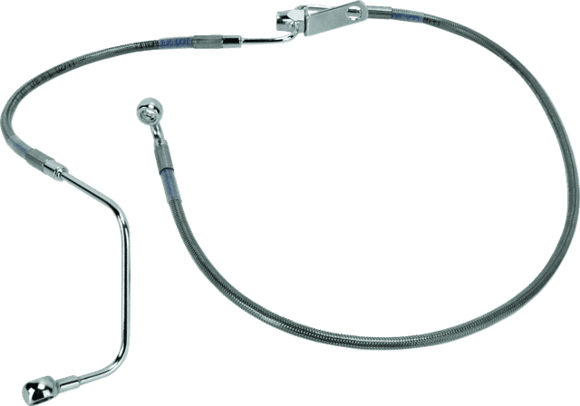 DRAG SPECIALTIES 1741-2944 Brake Line - Rear - Stainless Steel