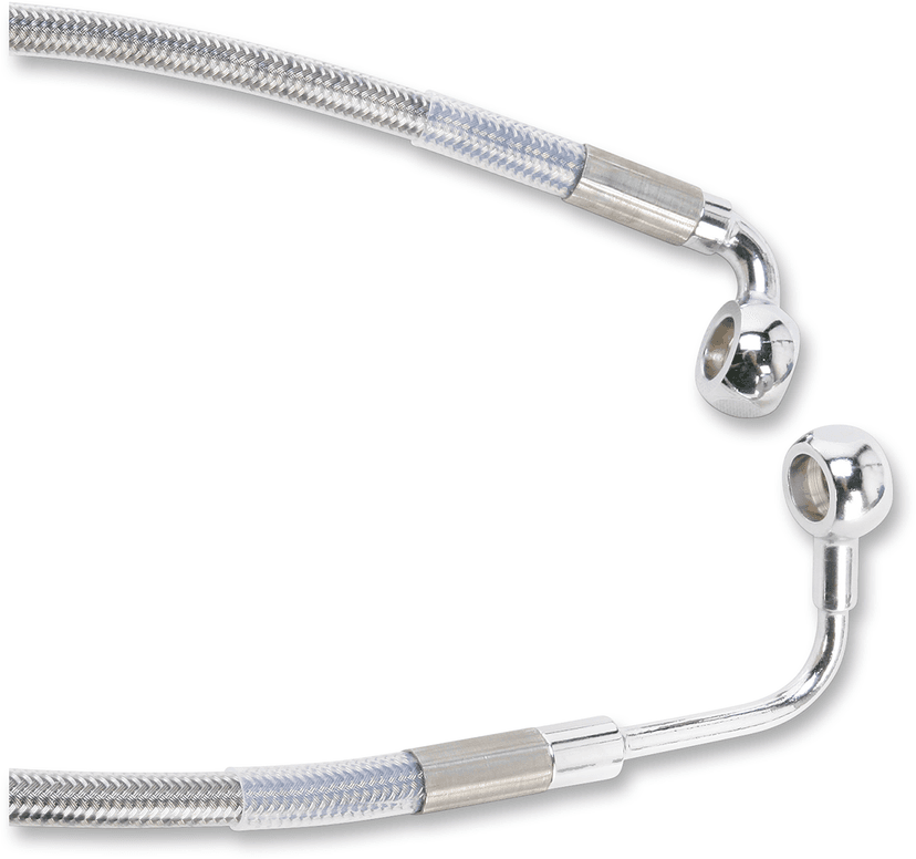 DRAG SPECIALTIES 1741-3849 Brake Line - Rear - Stainless Steel — image 2 of 2
