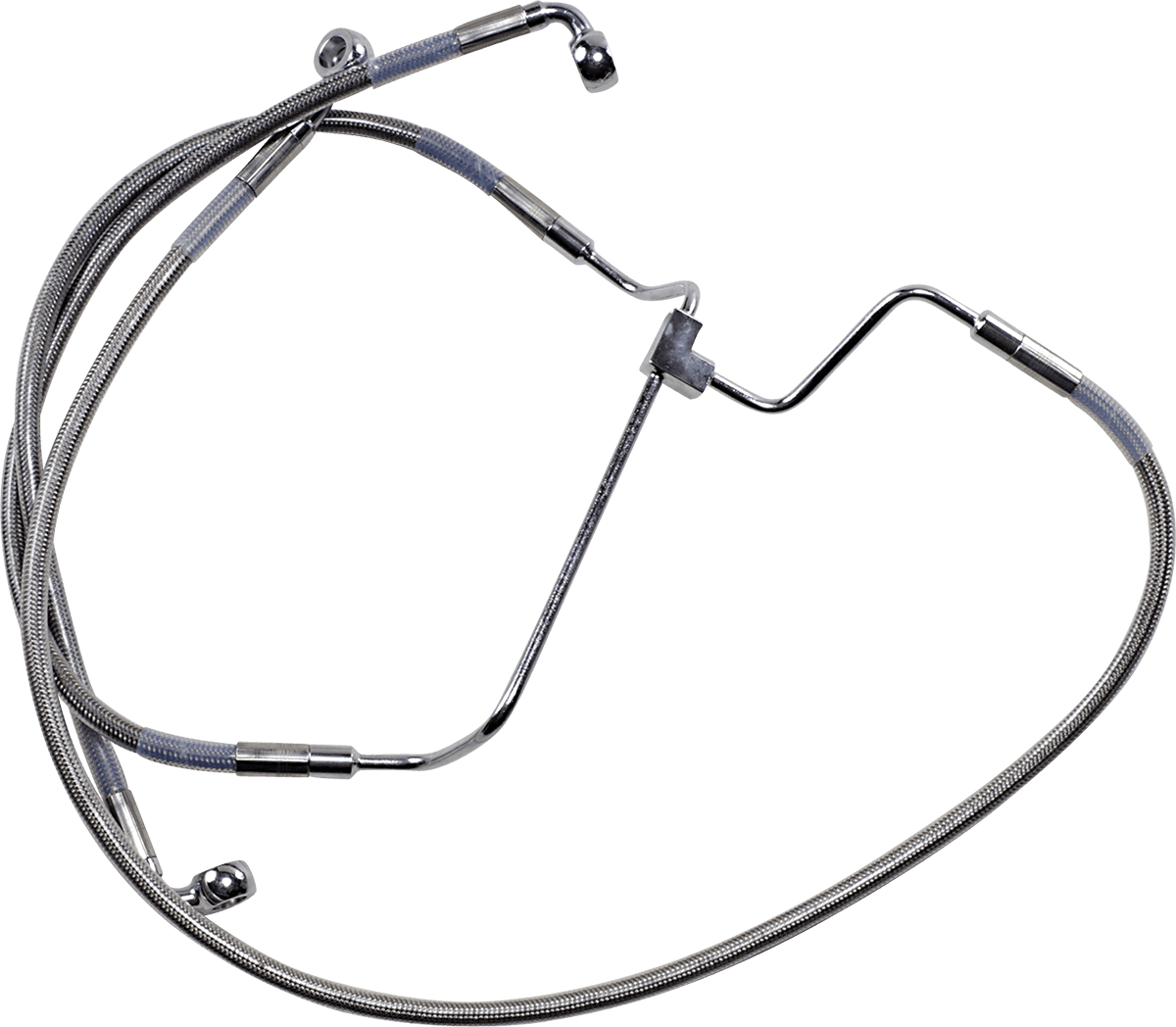 DRAG SPECIALTIES 1741-3977 Brake Line - +4" - Stainless Steel