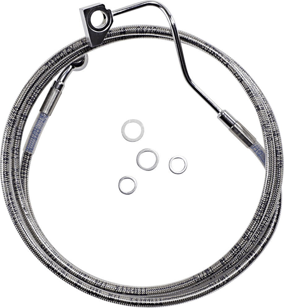 DRAG SPECIALTIES 1741-3991 Brake Line - +6" - Stainless Steel - ABS