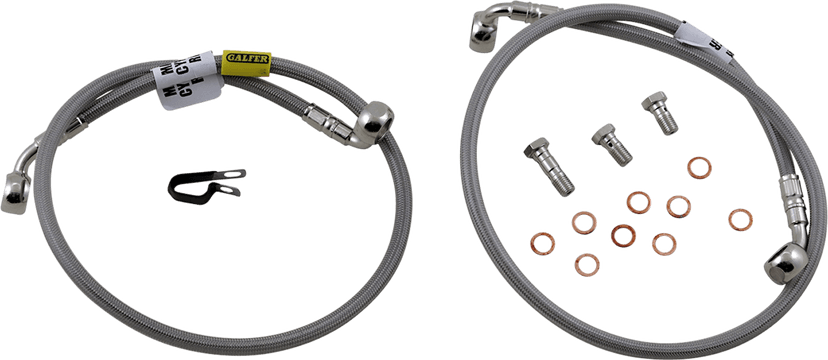GBRAKES 1741-4588 Brake Line - Stainless Steel
